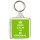 Keep Calm and Be Original - Square Keyring