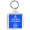 I am Not a Number I'm a Free Man - Square Keyring