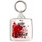 Keep Calm and Kill Zombies - Square Keyring