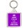 Keep Calm and Catch Dreams - Square Keyring