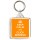 Keep Calm and Click Refresh - Square Keyring