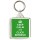 Keep Calm and Click Refresh - Square Keyring