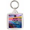 Keep Calm and Colour On - Square Keyring