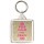 Keep Calm and Craft On - Square Keyring