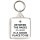 Between the Pages of a Book is a Good Place to Be - Square Keyring
