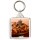 Keep Calm and Eat Beanz - Square Keyring