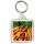 Keep Calm and Eat Carrots - Square Keyring