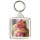 Keep Calm and Love Cats - Square Keyring
