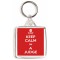 Keep Calm I'm a Judge - Square Keyring