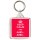 Keep Calm And And. And. - Square Keyring