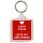 Keep Calm I Love My Girlfriend - Square Keyring