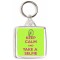 Keep Calm and Take a Selfie - Square Keyring