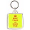 Keep Calm and Have Fun - Square Keyring