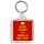 Keep Calm and Have a Day Off - Square Keyring