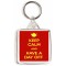 Keep Calm and Have a Day Off - Square Keyring