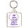 Keep Calm and Sweet Dreams - Square Keyring