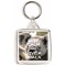 Keep Calm and Love a Koala - Square Keyring