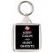 Keep Calm and Hunt Ghosts - Square Keyring