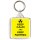 Keep Calm and Keep Farting - Square Keyring
