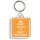 Keep Calm and Keep Teaching - Square Keyring