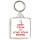 Keep Calm and Love Your Moped - Square Keyring
