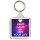 Keep Calm and Live Your Life - Square Keyring