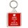Keep Calm and Hug a Mastiff - Square Keyring