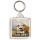 Keep Calm and Love Collies - Square Keyring