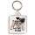 Keep Calm and Love Pugs - Square Keyring