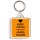 Keep Calm and Love Jaffa Cakes - Square Keyring