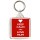 Keep Calm and Love Mum - Square Keyring