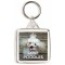 Keep Calm and Love Poodles - Square Keyring