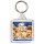 Keep Calm and Love Labradors - Square Keyring