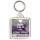 Keep Calm and Love Your Greyhound - Square Keyring