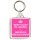 Keep Calm I'm Having a Nervous Breakdown - Square Keyring