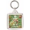 Keep Calm and Be a Lady - Square Keyring