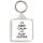 Keep Calm and Play Guitar - Square Keyring