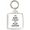 Keep Calm and Play Guitar - Square Keyring