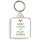 Keep Calm and Play Tennis - Square Keyring