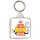 Keep Calm and Play Tennis - Square Keyring