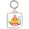 Keep Calm and Play Tennis - Square Keyring
