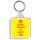 Keep Calm and Fart On - Square Keyring