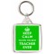 Keep Calm You're the Best Teacher Ever - Square Keyring
