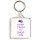 Keep Calm and Shop On - Square Keyring