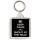 Keep Calm and Shout at the Telly - Square Keyring