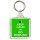 Keep Calm and Go Bowling - Square Keyring