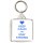 Keep Calm and Stay Strong - Square Keyring