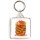 Keep Calm and Eat Burgers - Square Keyring