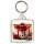 Keep Calm and Eat Cheesecake - Square Keyring