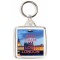 Keep Calm and Love London - Square Keyring